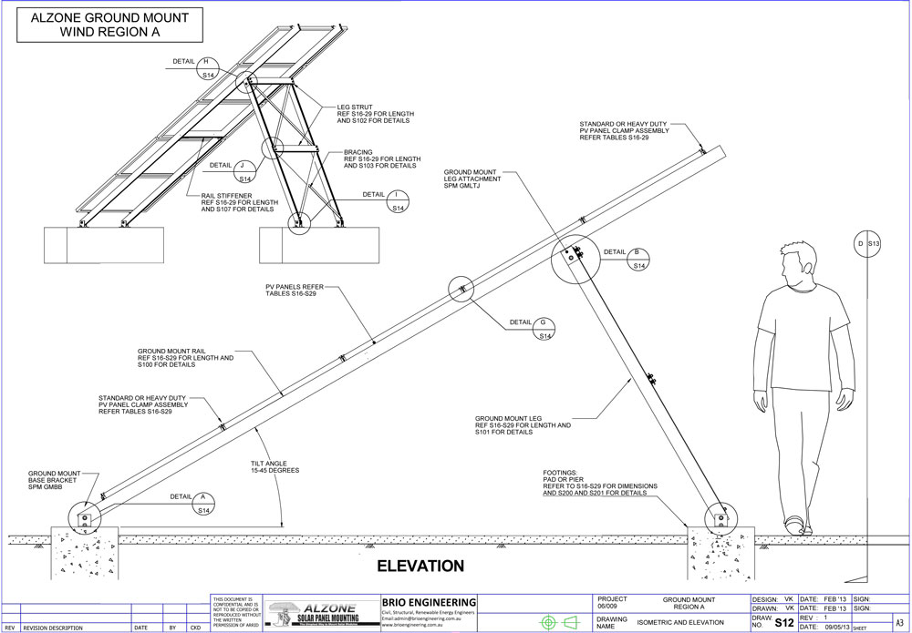 Solar design drawing
